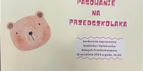 Pasowanie na przedszkolaka 2024